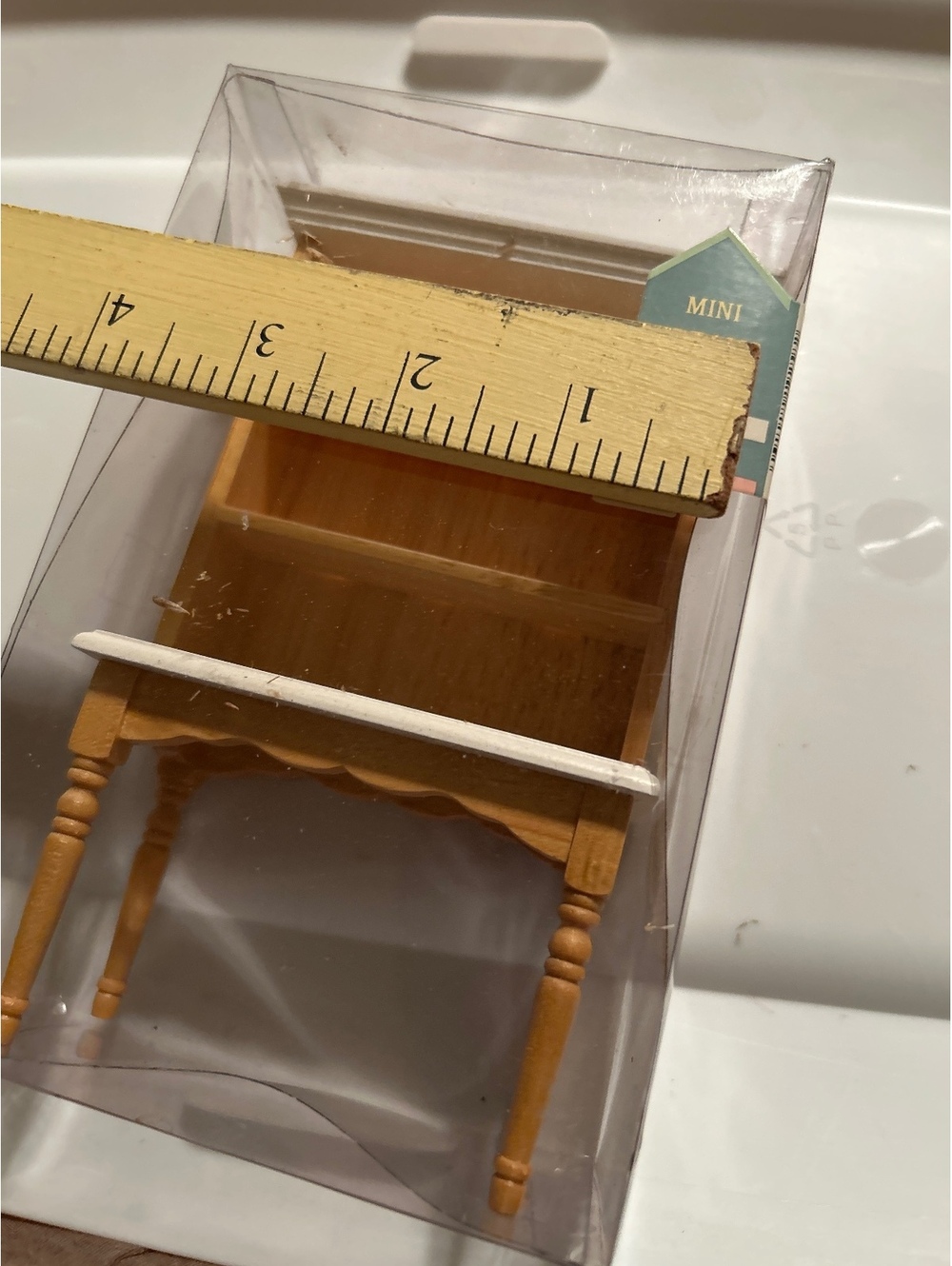 Mini Dreams White China Hutch Dollhouse Furniture - Picture 4 of 4